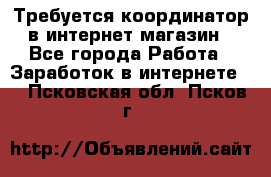 Требуется координатор в интернет-магазин - Все города Работа » Заработок в интернете   . Псковская обл.,Псков г.